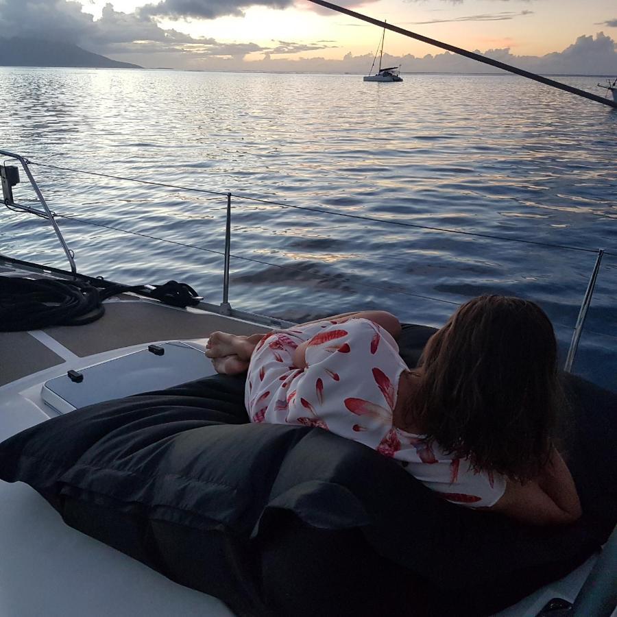 2 Nuits Insolites & 1 Excursion Voile A Bord Du Voilier Mori Ora Moorea Εξωτερικό φωτογραφία
